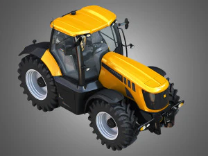 jcb fastrac 8000 tractor 3D Model