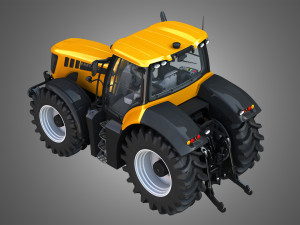 jcb fastrac 8000 tractor 3D Модель