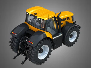 jcb fastrac 8000 tractor 3D Model