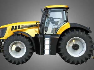 jcb fastrac 8000 tractor 3D Model