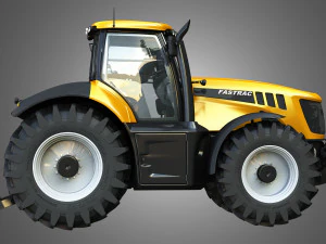 jcb fastrac 8000 tractor 3D Model