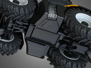 jcb fastrac 8000 tractor 3D Model