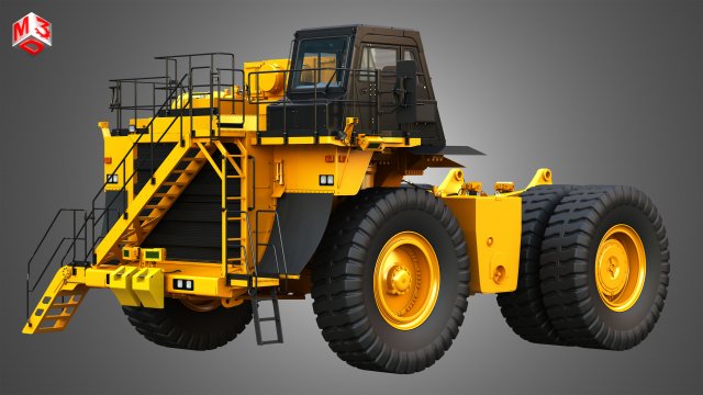 785d mining truck Modèle 3D .c4d .max .obj .3ds .fbx .stl .blend 