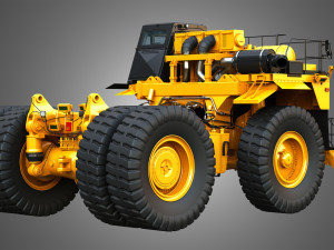 785d mining truck Modèle 3D