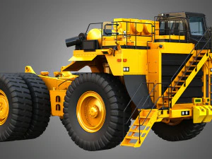 785d mining truck 3D Model