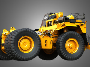 785d mining truck Modèle 3D