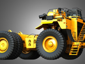 785d mining truck Modèle 3D
