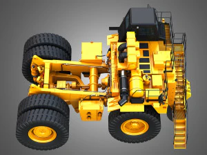 785d mining truck 3D Model