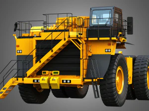 785d mining truck 3D Model