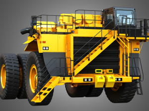 785d mining truck Modèle 3D
