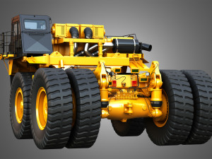 785d mining truck Modèle 3D