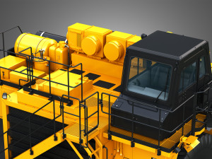 785d mining truck Modèle 3D