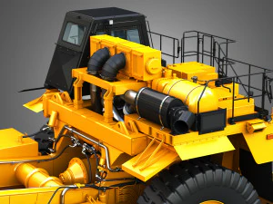 785d mining truck 3D Model