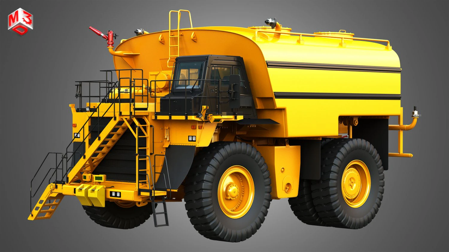 785d - todoterreno - cami&oacute;n minero cisterna de agua Modelo 3D .c4d .max .obj .3ds .fbx .stl .blend 