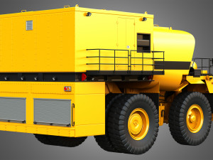 785d - off-highway - fuel and lube mining truck 3Dモデル