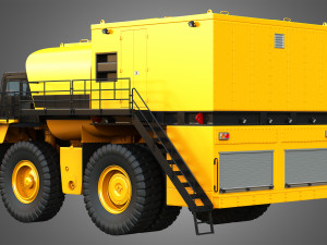 785d - off-highway - fuel and lube mining truck 3Dモデル