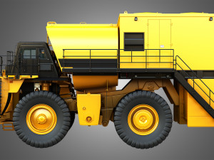 785d - off-highway - fuel and lube mining truck 3Dモデル