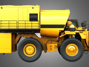 785d - off-highway - fuel and lube mining truck 3Dモデル