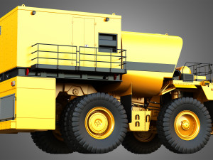 785d - off-highway - fuel and lube mining truck 3Dモデル