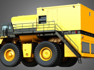 785d - off-highway - fuel and lube mining truck 3Dモデル
