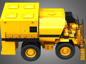 785d - off-highway - fuel and lube mining truck 3Dモデル