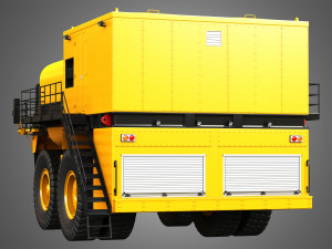 785d - off-highway - fuel and lube mining truck 3Dモデル