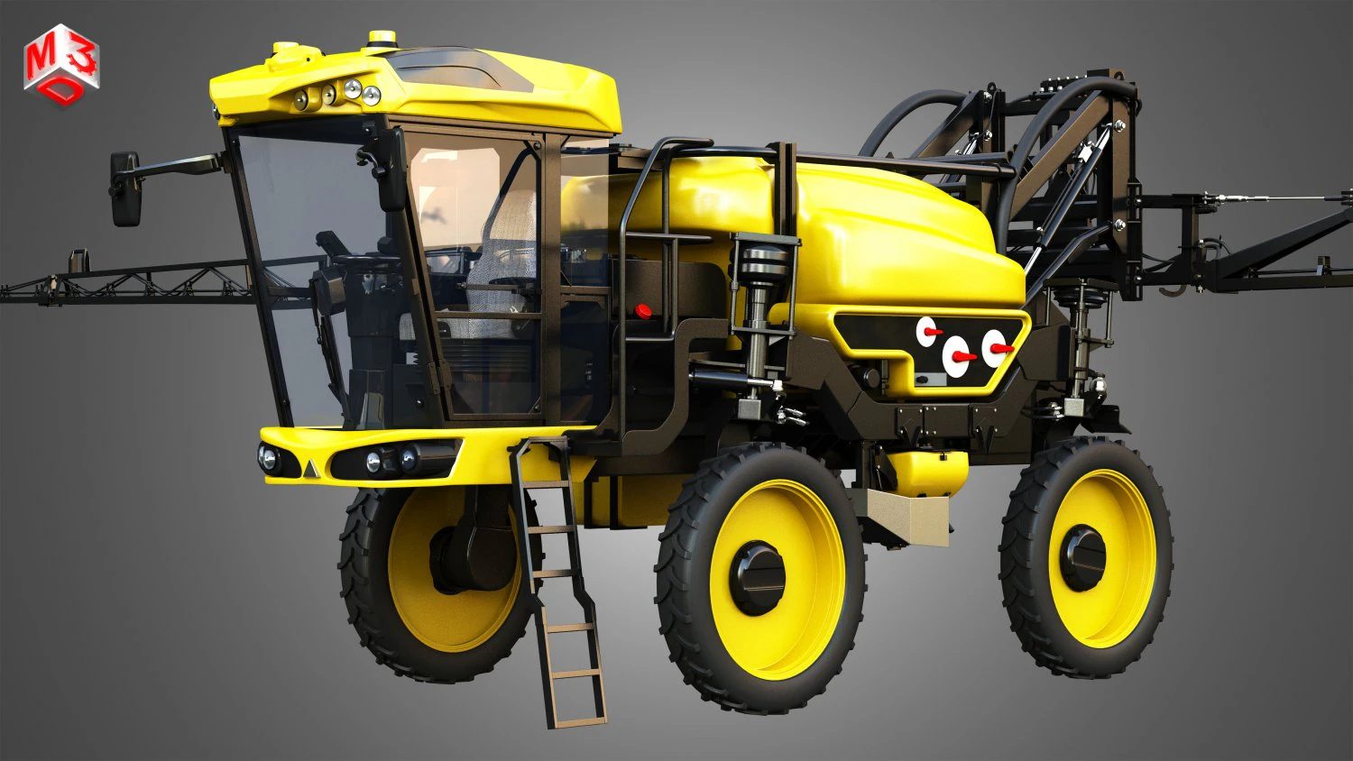 sprayer caffini rider vario 3D Model .c4d .max .obj .3ds .fbx .stl .blend 