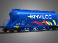 dust silo wagon - silo container car 3D Models