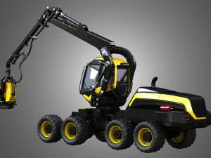 ponsse scorpionking forestry machine 3D Model