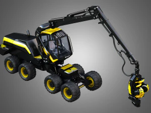 ponsse scorpionking forestry machine 3D Model