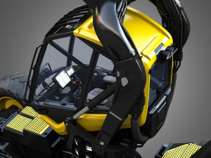ponsse scorpionking forestry machine 3D Model
