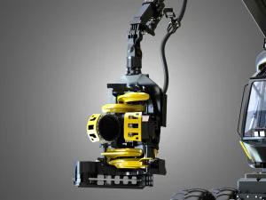 ponsse scorpionking forestry machine 3D Model