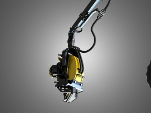 ponsse scorpionking forestry machine 3D Model