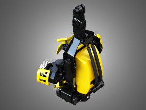 scorpion king forestry harvester head 3D Model