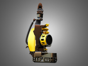 scorpion king forestry harvester head 3D Model