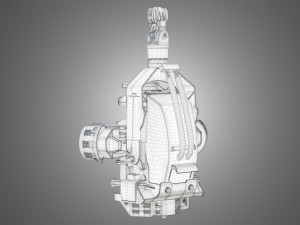 scorpion king forestry harvester head 3D Model