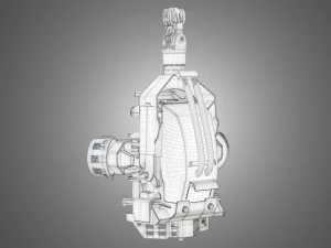 scorpion king forestry harvester head 3D Model