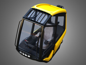 Ponsse Scorpionking Forestry - Cabin 3D Model