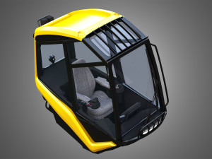 Ponsse Scorpionking Forestry - Cabin 3D Model