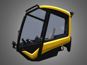 Ponsse Scorpionking Forestry - Cabin 3D Model