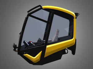 Ponsse Scorpionking Forestry - Cabin 3D Model