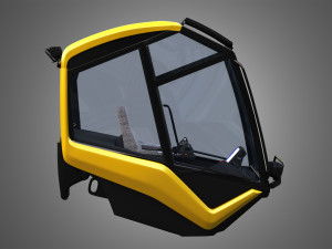 Ponsse Scorpionking Forestry - Cabin 3D Model