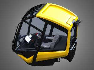 Ponsse Scorpionking Forestry - Cabin 3D Model