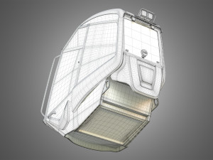 Ponsse Scorpionking Forestry - Cabin 3D Model
