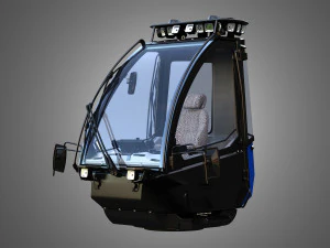 Cabane foresti&egrave;re H21D Modèle 3D