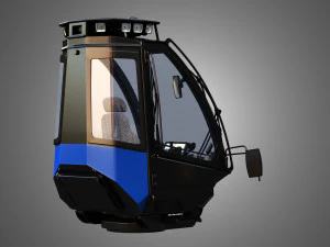Cabine Florestal H21D Modelo 3D