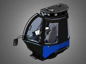 Cabine Florestal H21D Modelo 3D