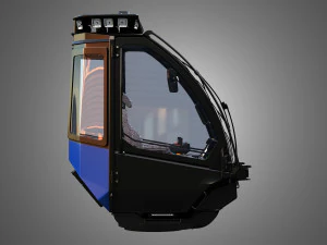 Cabine Florestal H21D Modelo 3D