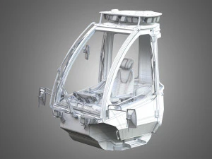 Cabine Florestal H21D Modelo 3D