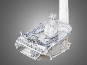 Cabine Florestal H21D Modelo 3D